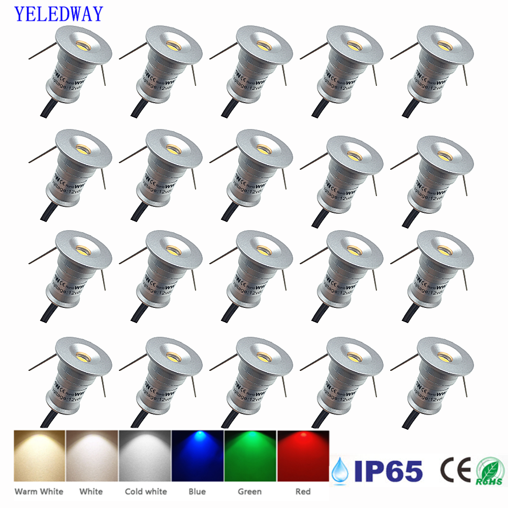 Home Cinema Led - Mini spot encastré 1W pour extérieur,