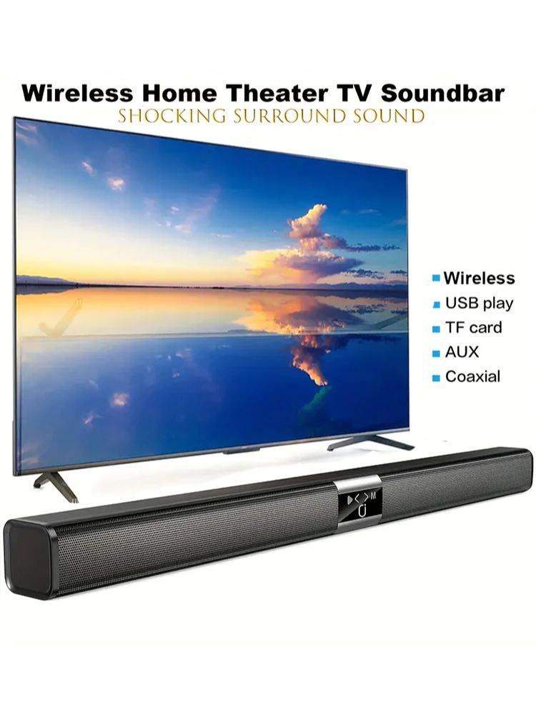 Home Cinema With Wireless Rear Speakers - Barre de son cinéma Hi-Fi sans