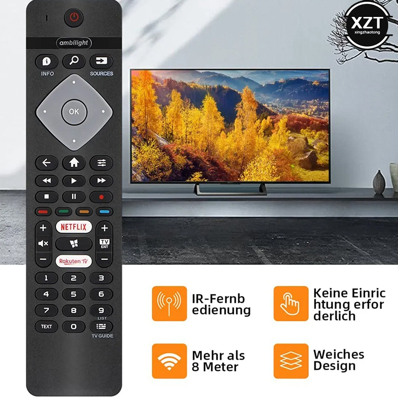 Home Cinema Philips - BRC0884Highly/01-Télécommande de Remplacement pour Téléviseur Intelligent