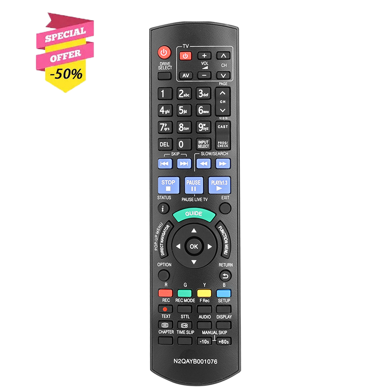 Blu Ray Disc Player - N2QAYB001076 Télécommande Pour Panasonic Smart Réseau