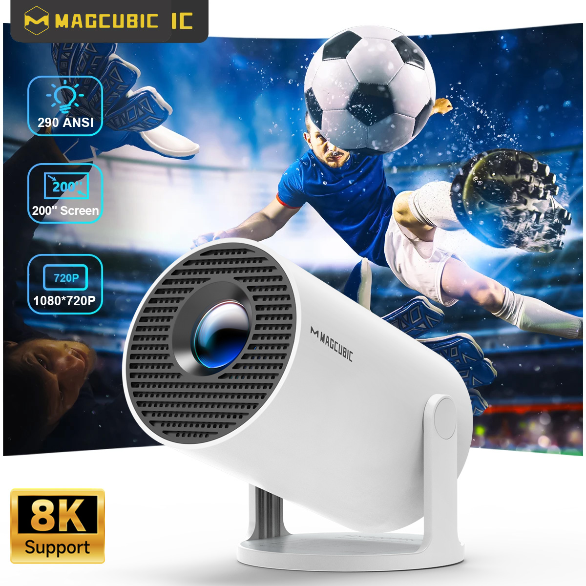 Home Cinema Entertainment - Projecteur Magcubic 8K Android 14 HY300
