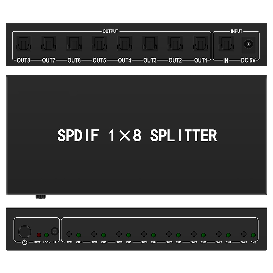 Home Cinema Installation - Répartiteur Audio optique, répartiteur numérique Toslink