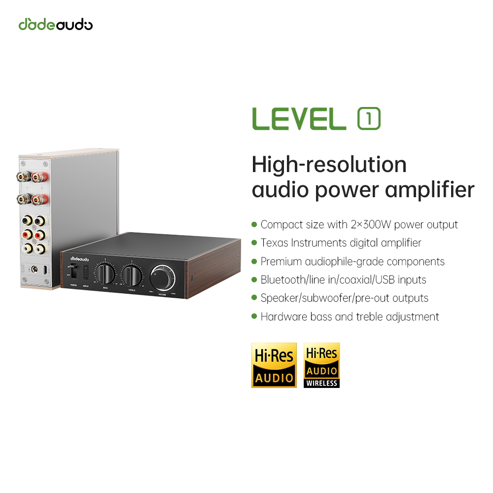 Home Cinema Installation - Amplificateur HiFi Bluetooth LDAC de bureau