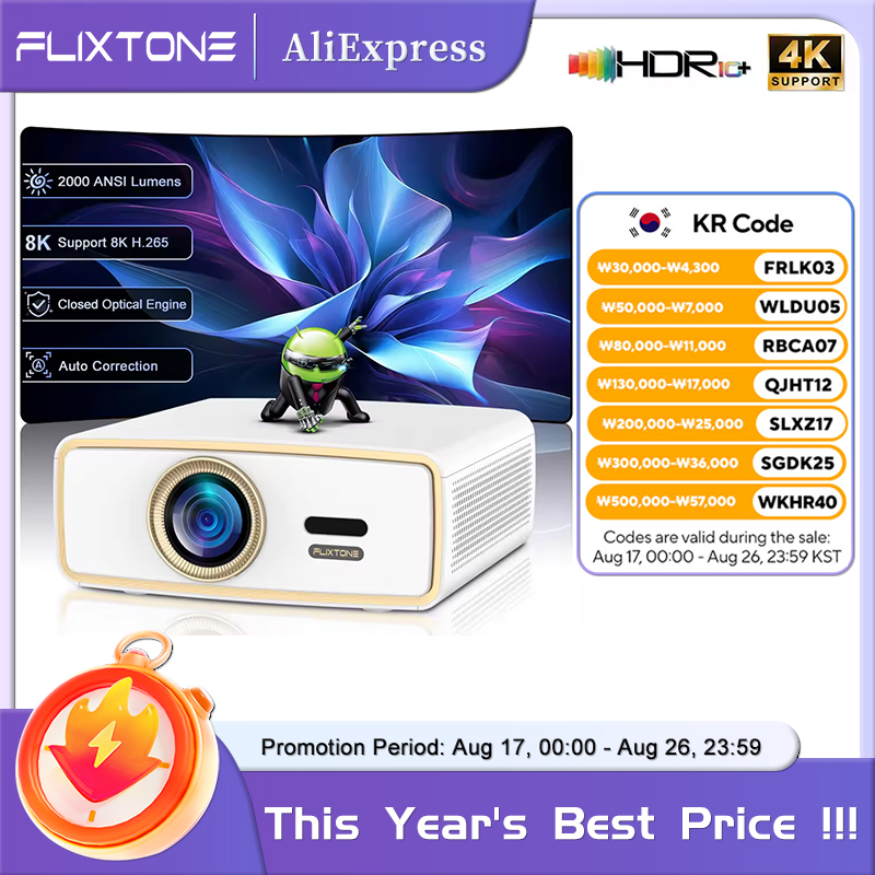 Home Cinema Gadgets - Flixtone E900 MINI Projecteur Portable Full