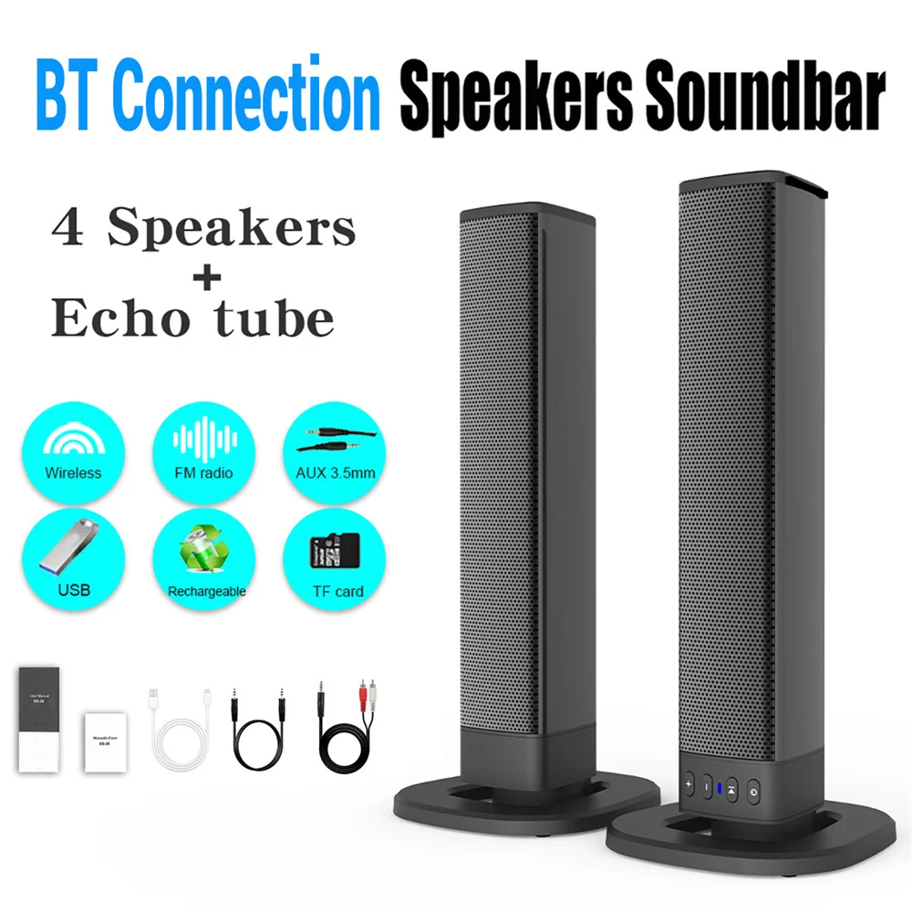 Barre de son TV sans fil Bluet - Home Cinema With Wireless Rear Speakers avis et prix