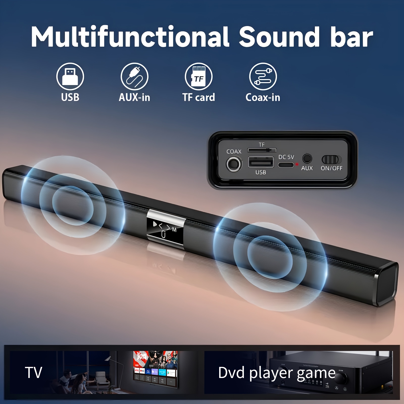 Barre de son cinéma Hi-Fi sans - Home Cinema With Wireless Rear Speakers avis et prix