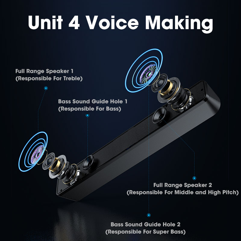 Barre de son pour PC, haut-par - Home Cinema With Wireless Rear Speakers avis et prix