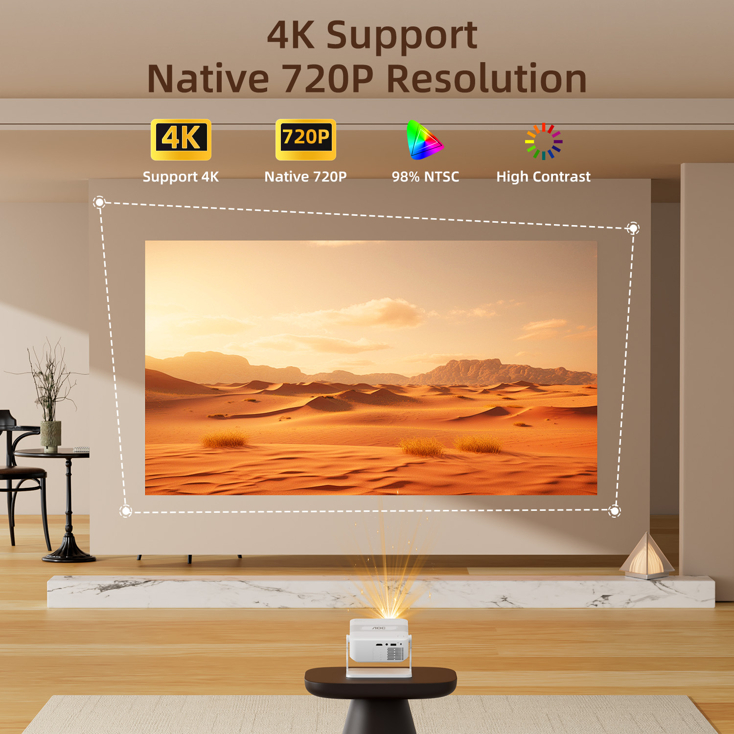 Projecteur portable AOC HA109- - Home Cinema Entertainment avis et prix