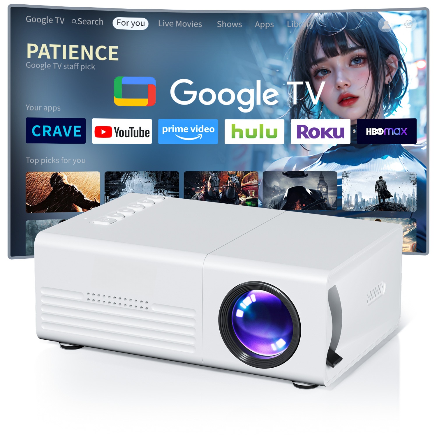Mini projecteur TFT LCD Wifi B - Home Cinema Media Player avis et prix