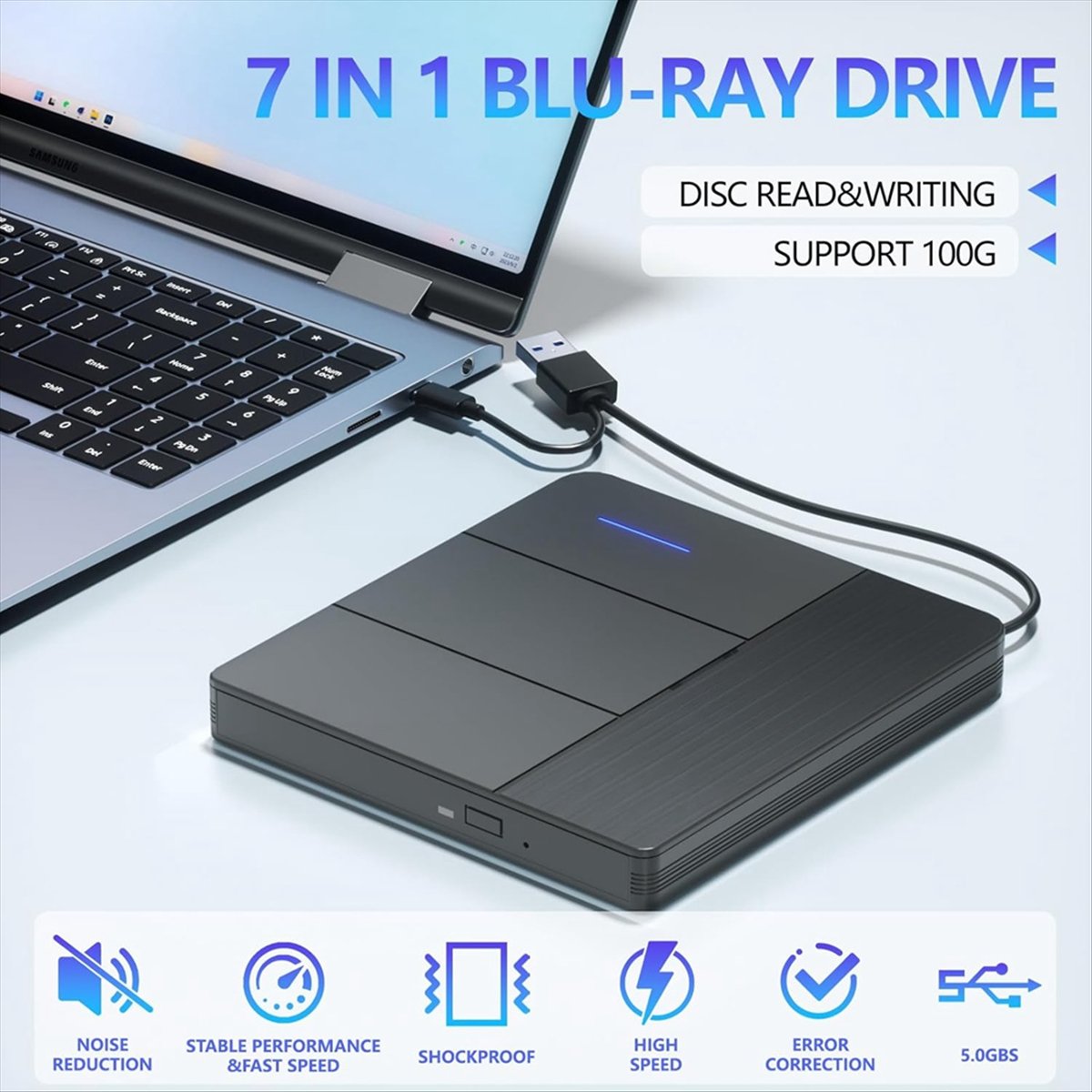 Lecteur Blu-Ray externe SCLS 7 - Blu Ray Disc Player avis et prix