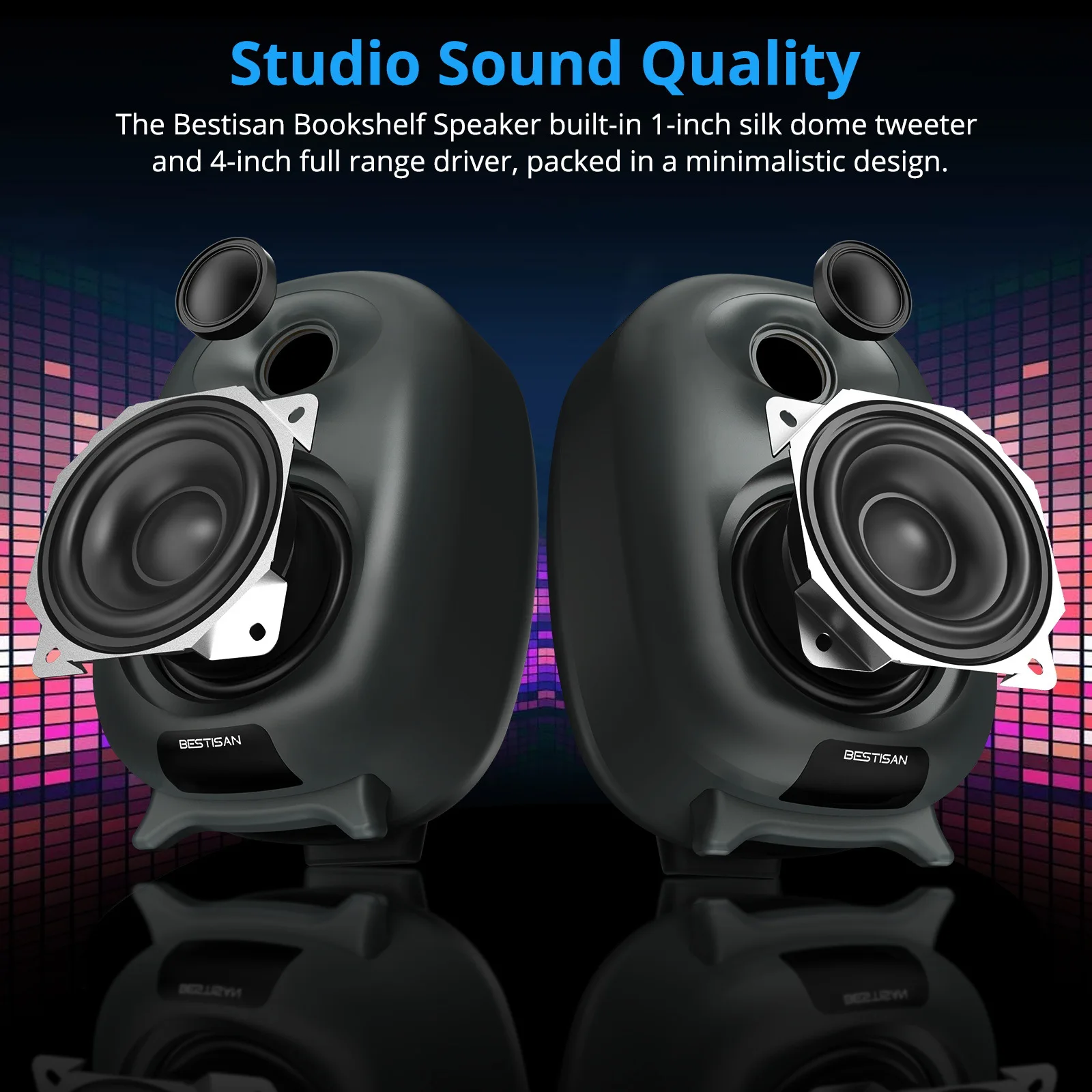 Bestisan SR06 80W Enceintes Bl - Home Cinema With Wireless Rear Speakers avis et prix
