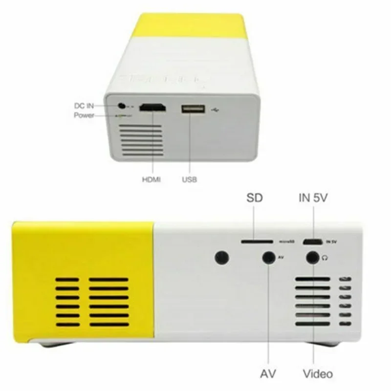 Nouveau mini projecteur LED YG - Home Cinema Media Player avis et prix