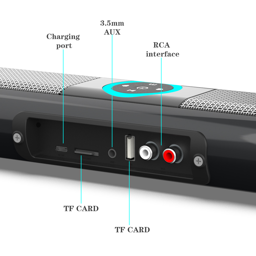 Système de barre de son sans f - Home Cinema With Wireless Rear Speakers avis et prix