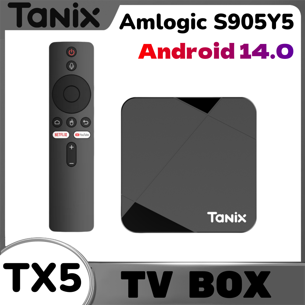 Boîtier TV Android 14 Tanix TX - Home Cinema Media Player avis et prix