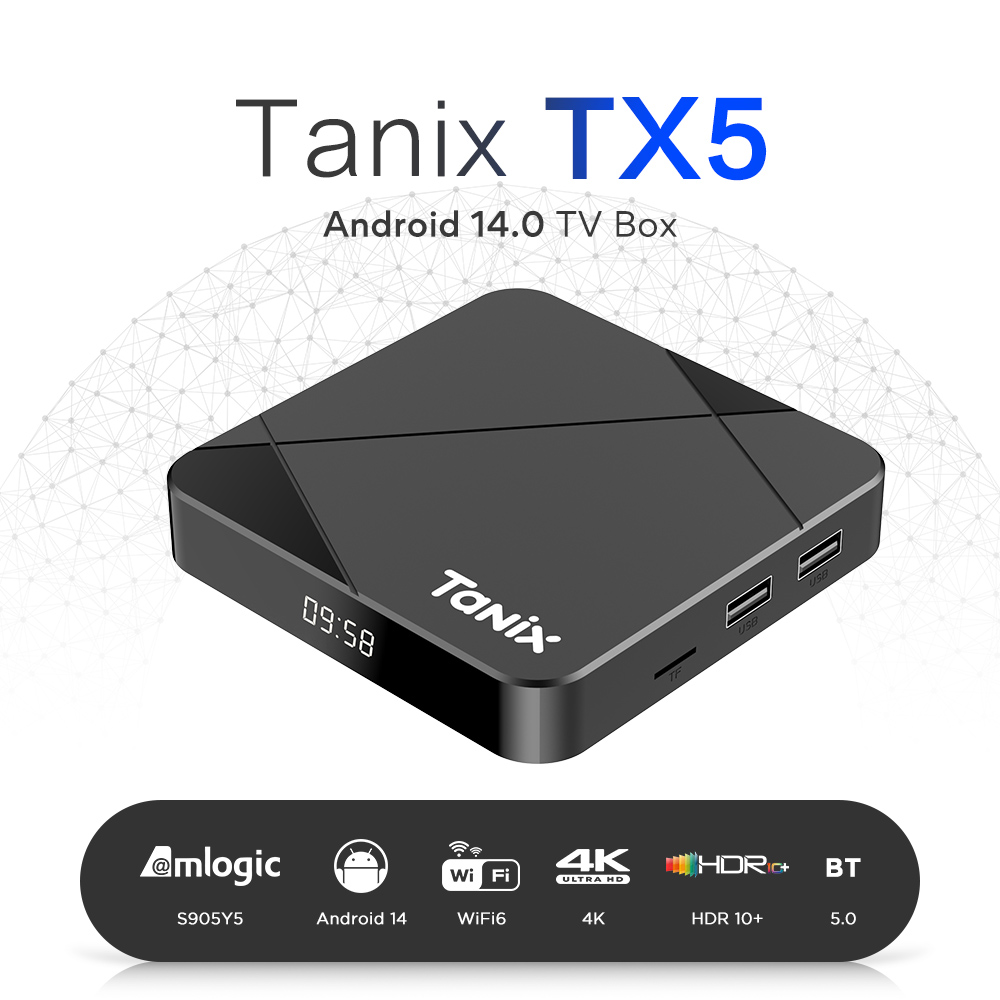 Boîtier TV Android 14 Tanix TX - Home Cinema Media Player avis et prix