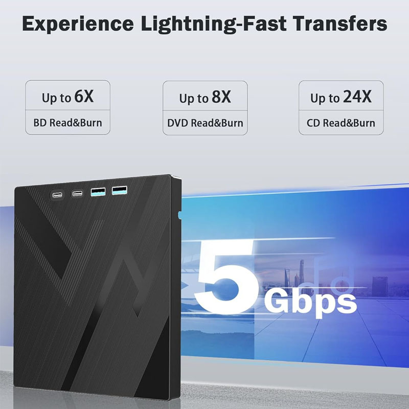 Lecteur Blu Ray externe 7 en 1 - Blu Ray Disc Player avis et prix