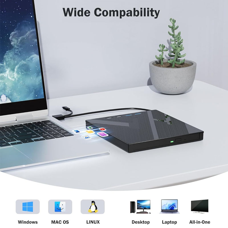 Lecteur Blu Ray externe 7 en 1 - Blu Ray Disc Player avis et prix