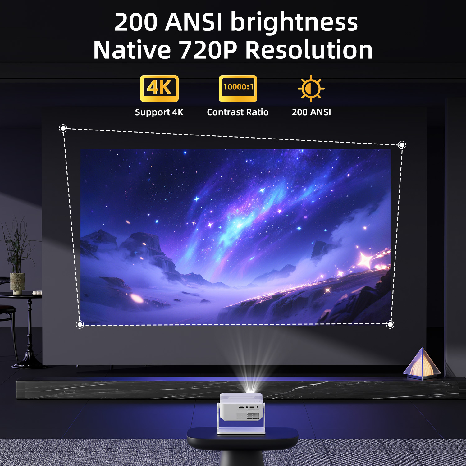 Projecteur Xnano HA109 4K Andr - Home Cinema Entertainment avis et prix