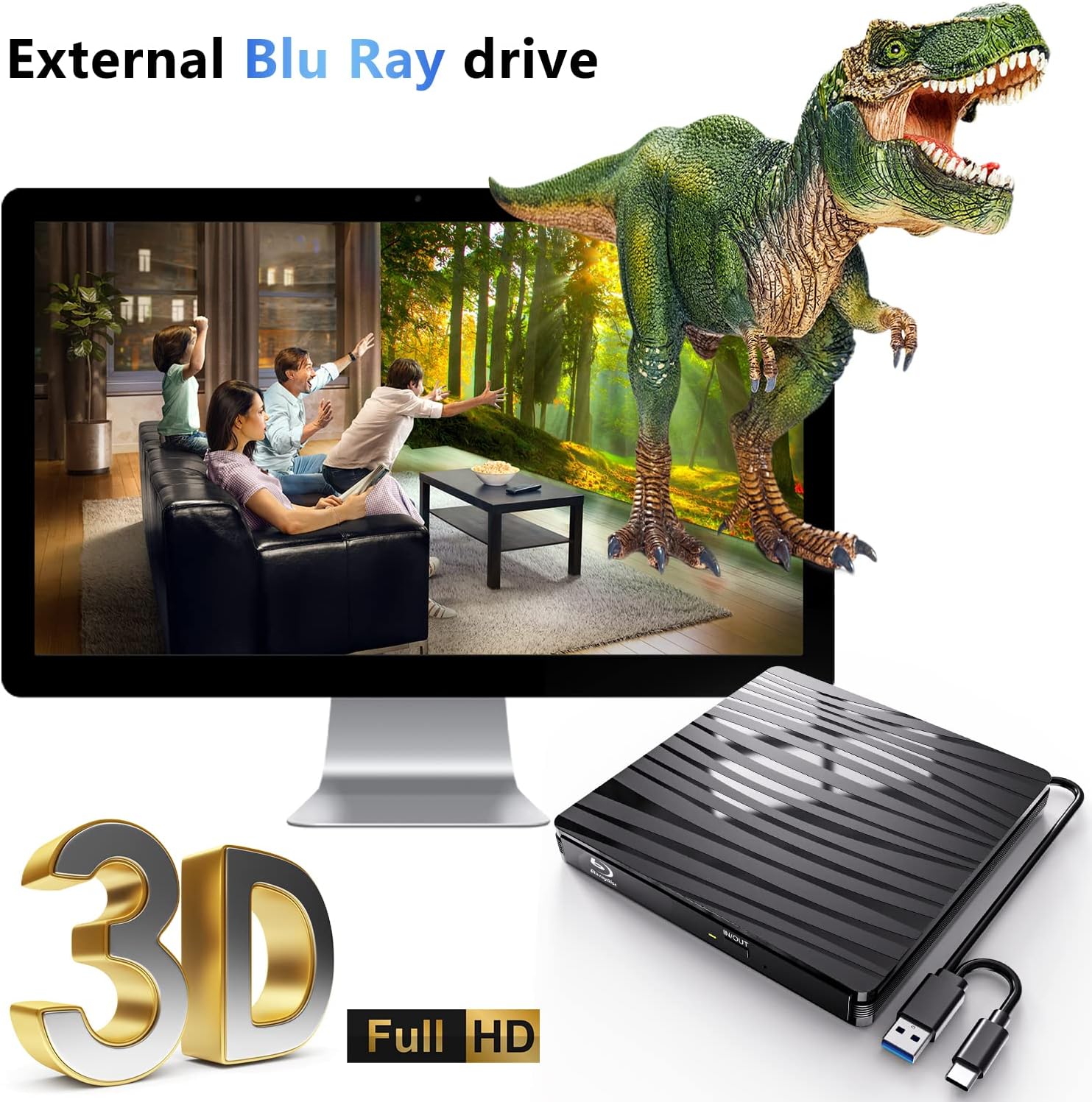 Lecteur optique Blu-ray extern - Blu Ray Disc Player avis et prix