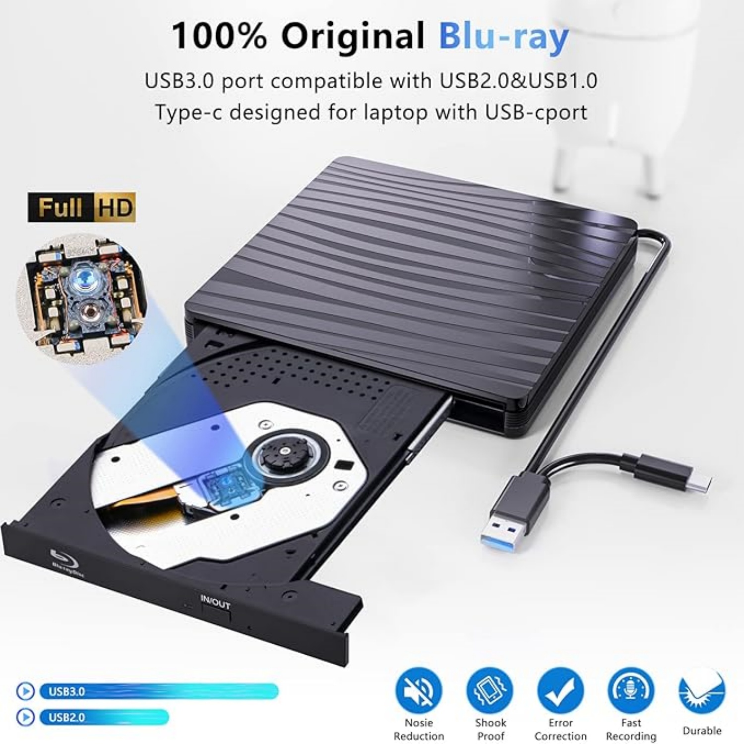 Lecteur optique Blu-ray extern - Blu Ray Disc Player avis et prix